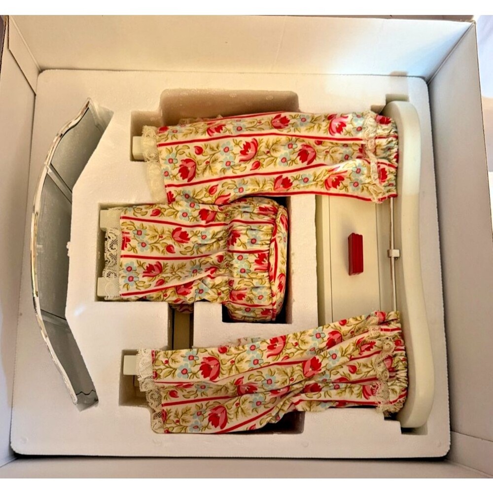 American Girl Molly's Vanity Table Stool Mirror Retired Historical Original Box